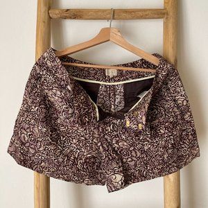 Maeve for Anthropologie Patterned Shorts